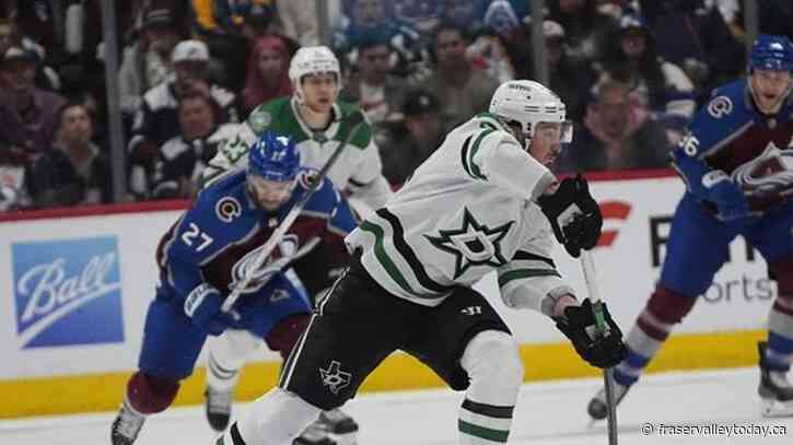 Johnston scores twice, Stars push Avs to brink of elimination with 5-1 win