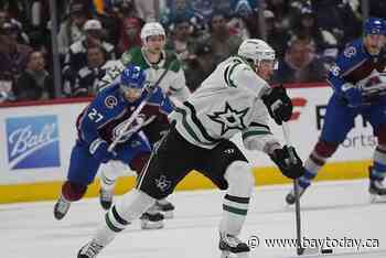 Johnston scores twice, Stars push Avs to brink of elimination with 5-1 win