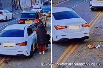 Blackburn: CCTV captures women discarding takeaway rubbish