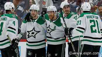 Johnston nets 2 as Stars move within 1 win of WCF