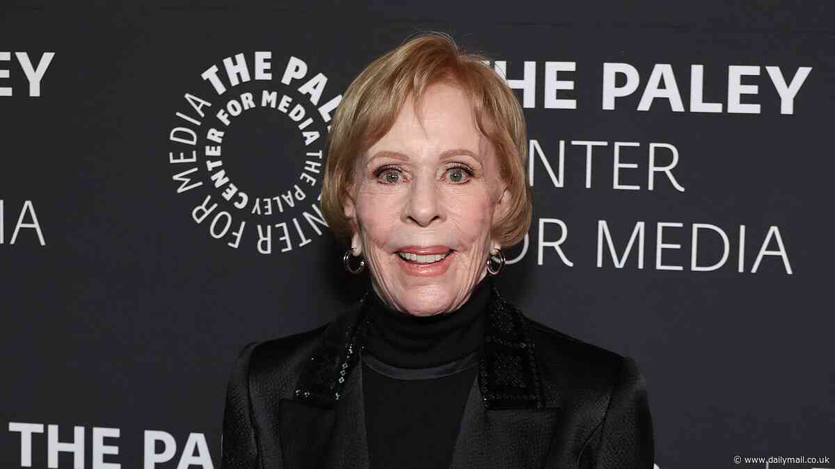 Carol Burnett, 91, looks chic in all-black outfit at Bob Mackie: Naked Illusion premiere in LA