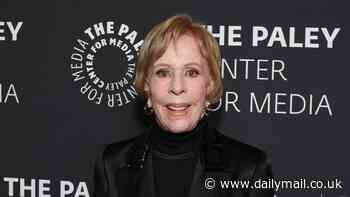 Carol Burnett, 91, looks chic in all-black outfit at Bob Mackie: Naked Illusion premiere in LA