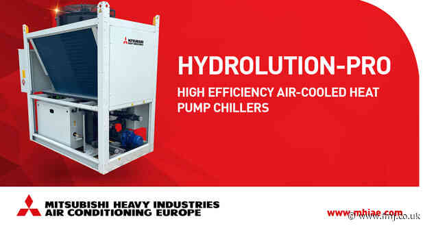 MHIAE’s new “Hydrolution PRO” air-cooled heat pump chillers boast one of the industry’s highest efficiency ratings