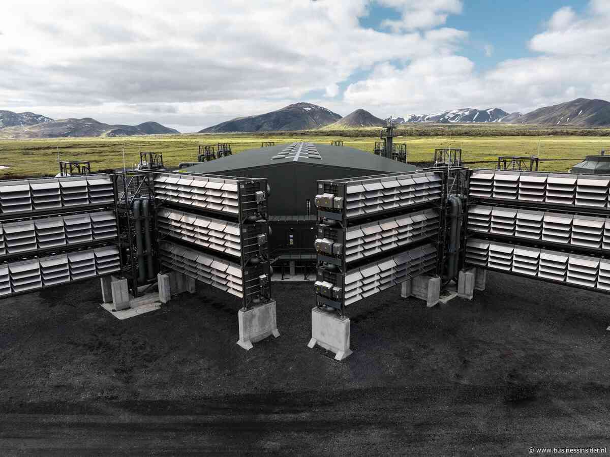 Deze gigantische ventilatoren halen 36.000 ton CO2 per jaar uit de lucht op IJsland