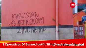 3 Members Of Banned Outfit, Sikhs For Justice Arrested For Writing Pro-Khalistani Slogan