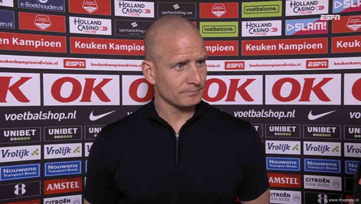 Roda JC-trainer Sibum baart opzien na kansloze nederlaag in Breda: 'Daar geloof ik heilig in'