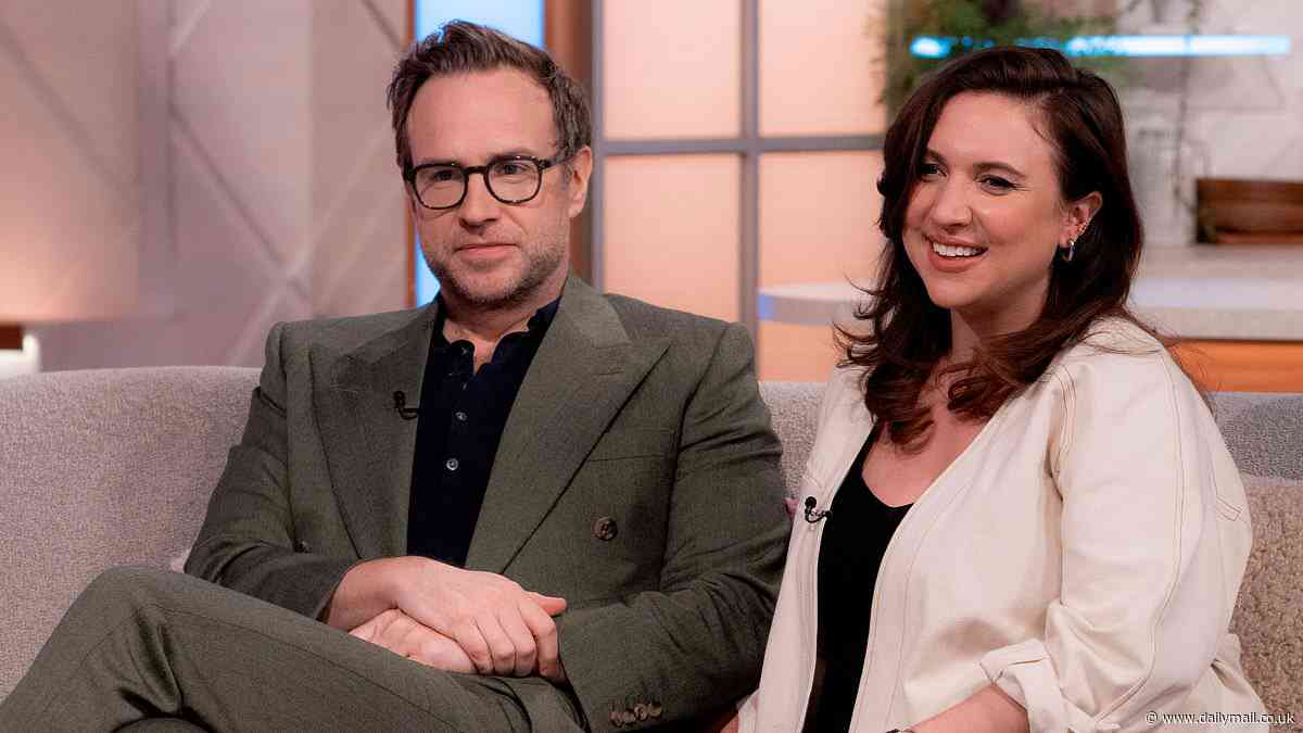 Trying co-stars Rafe Spall and Esther Smith reveal they are expecting their first child together as she shows off 'little bump'