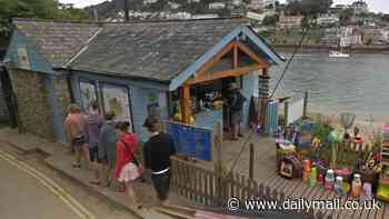 Tiny ice cream hut on Devon beach where celebrities have holiday homes goes up for sale for a cool £1.5million