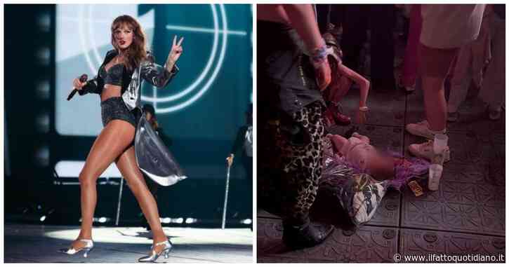 Taylor Swift, proteste e sconcerto per la foto del neonato sdraiato sul parterre durante il concerto