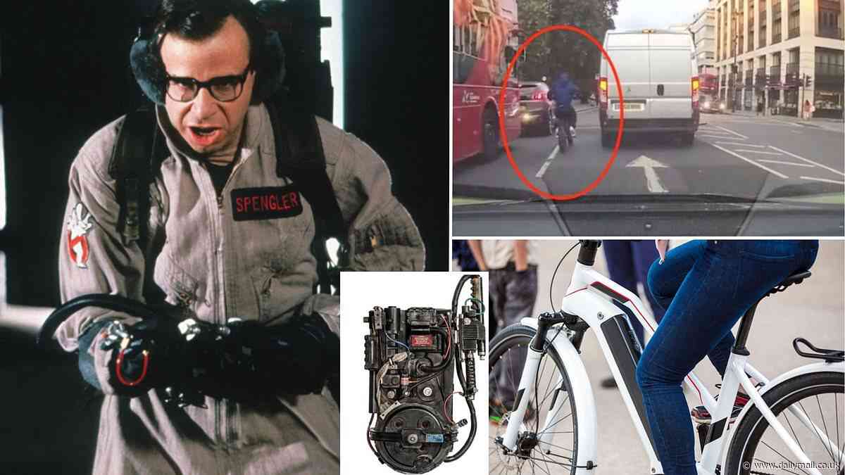 The gadget that could curb e-bike and scooter muggings in Britain: UK police could get Ghostbusters-style backpack devices that fire electromagnetic pulses at vehicles to stop them in their tracks