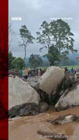 "Cold lava" from Indonesian volcano and flooding kills at least 41 people. #Sumatra #BBCNews