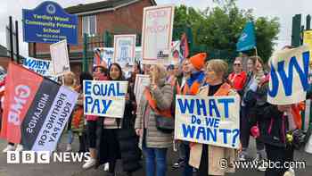 School support staff walk out over equal pay