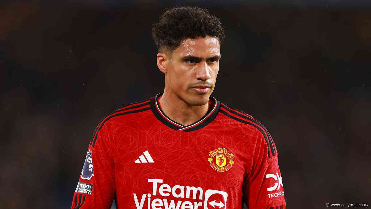 Man United confirm Raphael Varane will leave on a free transfer at the end of the season after three years - as the £340,000-a-week defender posts emotional leaving message