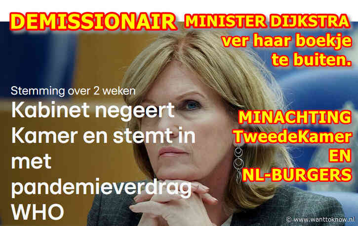 Hoe Pia Dijkstra (D66) de TweedeKamer en NL-volk MINACHT..!!