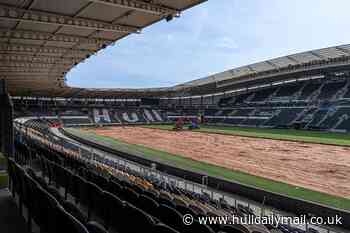 The MKM Stadium pitch undergoes major redevelopment
