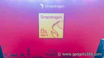 Qualcomm's Snapdragon 8s Gen 3 Chipset to Make India Debut With Poco F6 5G