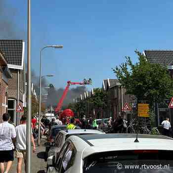 Grote woningbrand in Deventer