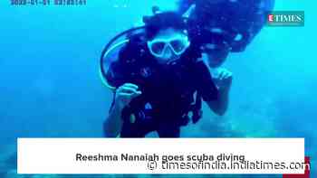 Reeshma Nanaiah goes scuba diving