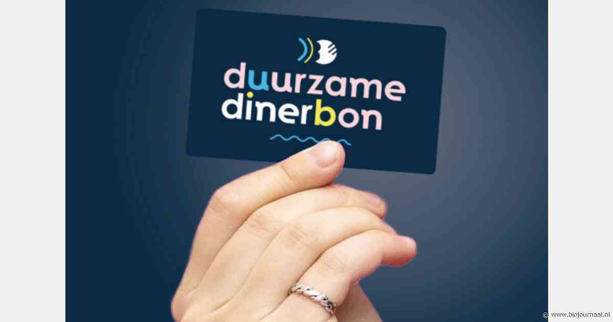 Duurzame Dinerbon kan vanaf juni gekocht en verzilverd worden