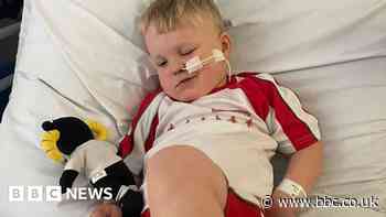 Two-year-old Derby County fan suffers stroke