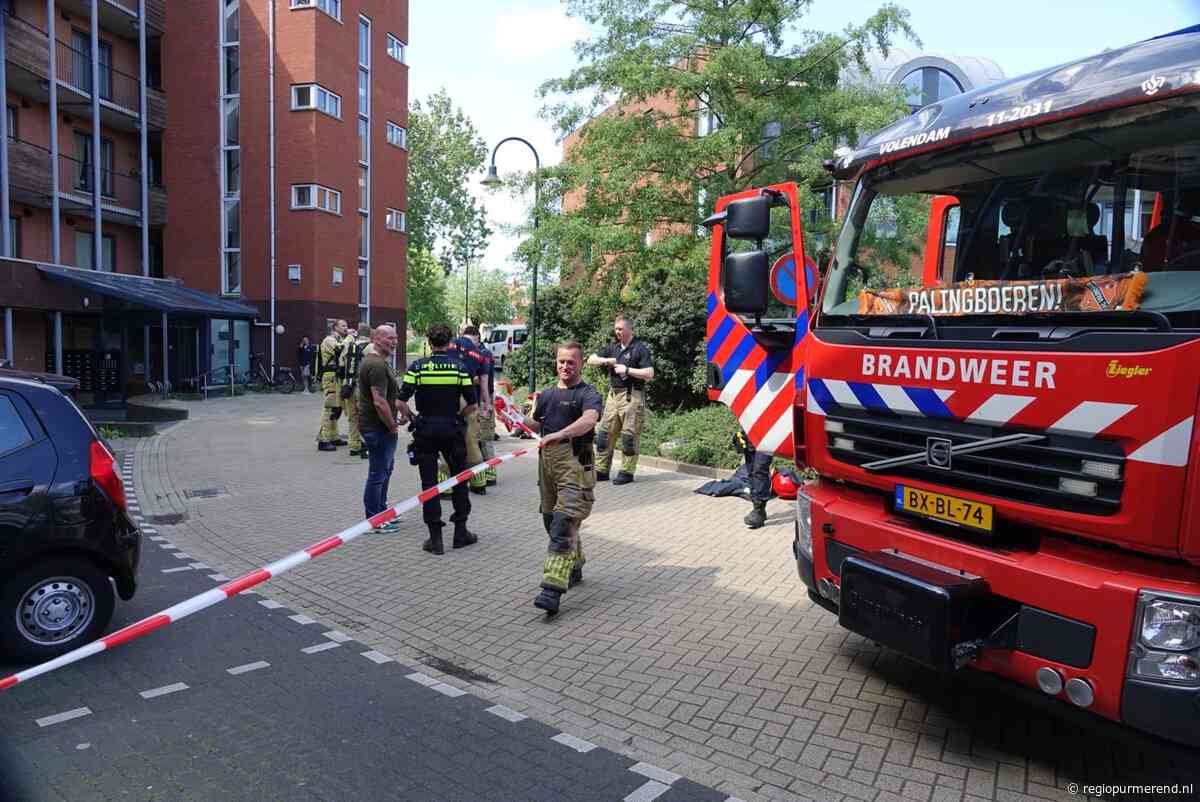 Alarm vanwege gaslucht in seniorencomplex Volendam