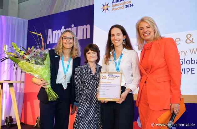 Nun auch Amsterdam und German Innovation Award: Es hagelt Preise für den ersten berührungslosen Feuchttuchspender überhaupt