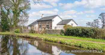 The canalside cottage with mountain views just five miles from 'the best place to live in Wales'