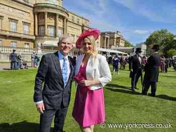 Candlelighters’ Keith Hardcastle at Buckingham Palace party