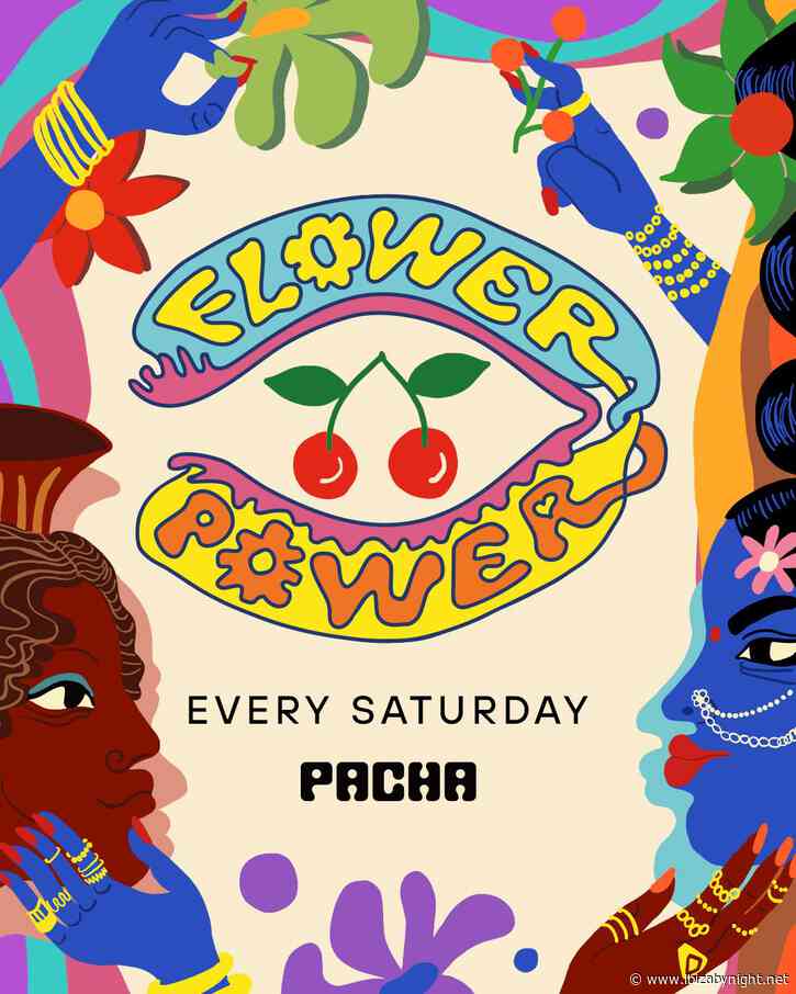 Murder on the dancefloor star Sophie Ellis-Bextor joins Flower Power at pacha ibiza for one amazing night!