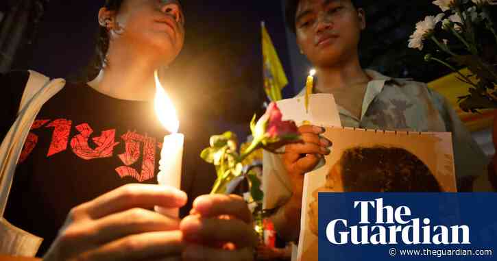 Political activist held in Thai jail dies after spending 65 days on hunger strike
