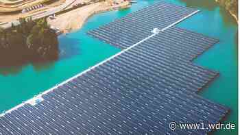 Größte schwimmende Photovoltaik-Anlage NRWs in Betrieb  
