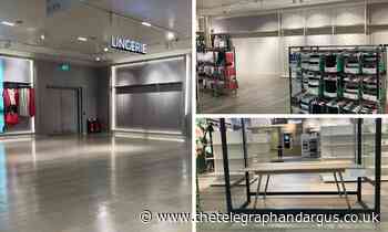 Marks & Spencer: Empty shelves at closing Bradford store
