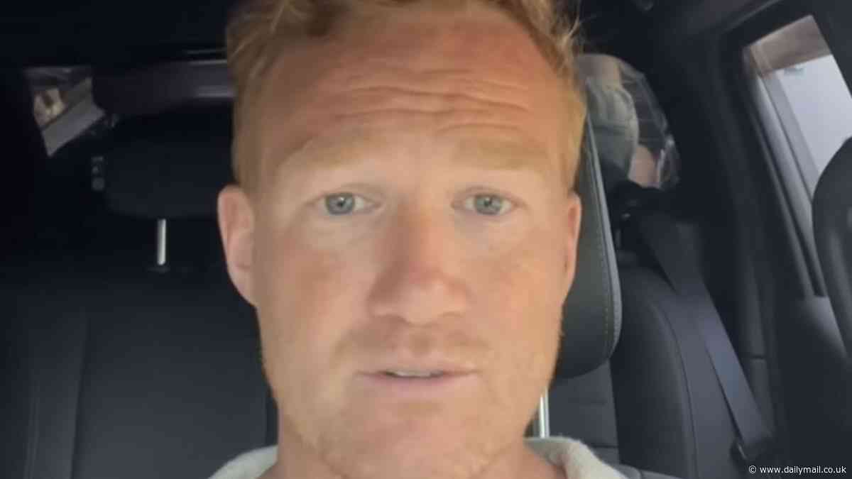 Dancing On Ice's Greg Rutherford reveals he missed the BAFTA's because he's still feeling 'awful' from whooping cough as his health woes continue