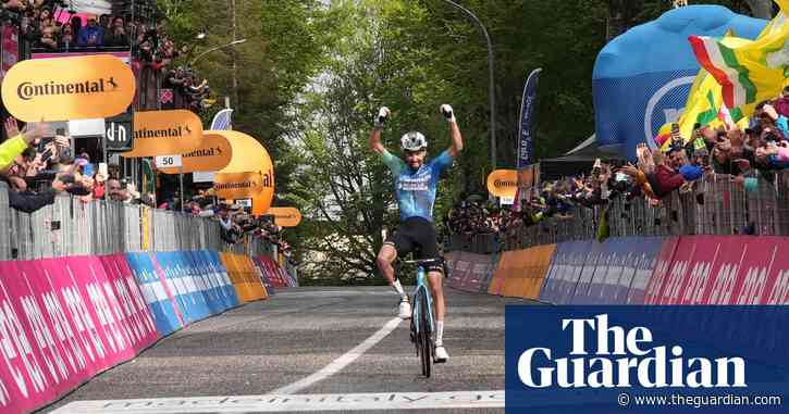 Giro d’Italia 2024: Valentin Paret-Peintre leads home idol Bardet for stage win