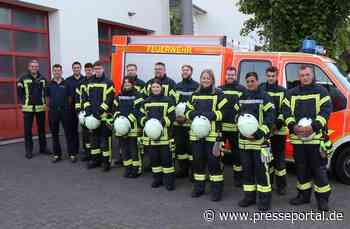 FW VG Asbach: 10 neue Feuerwehrleute starten in die Grundausbildung