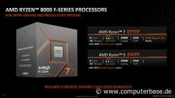Ryzen 7 8700F & Ryzen 5 8400F: AMDs „erschwinglichste Ryzen 8000“ ab 190 Euro im Handel