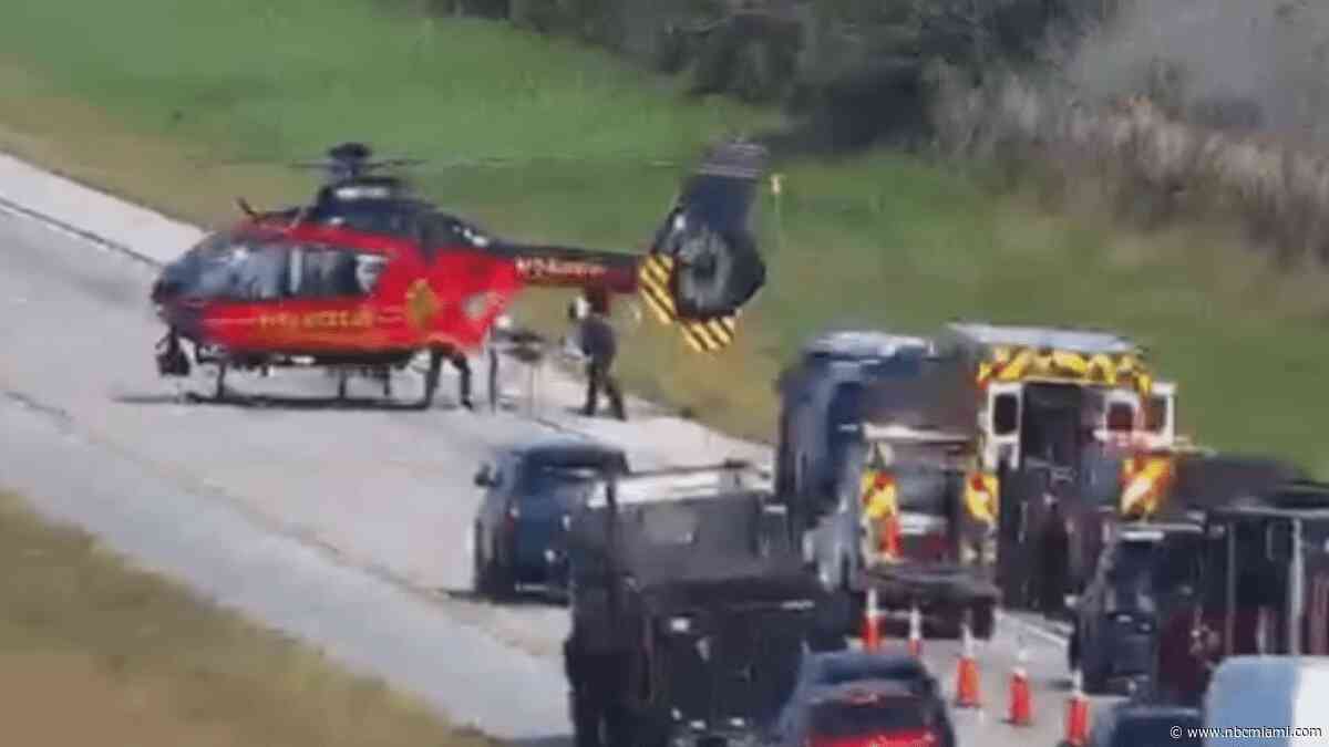 Passenger killed after car crashes into canal off I-75 in Broward