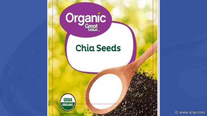 Chia seeds sold at Walmart nationwide recalled over salmonella