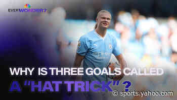 Why is three goals called a hat-trick?