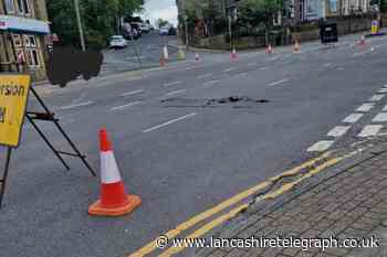 Manchester Road in Burnley remains closed due to collapsed culvert