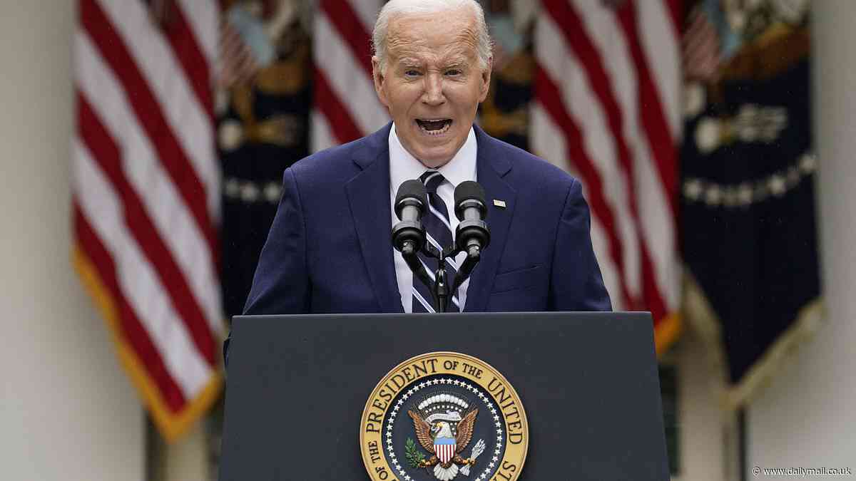 Feeding the dragon? Biden fires back at Trump's claim China is 'eating our lunch' as he slaps tariffs on $18billion in goods from Beijing