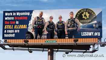 Wyoming sheriff creates billboard ad in Denver to recruit cops as Democrat city slashes police budget: 'Come to our state where breaking the law is still illegal and cops are still funded'