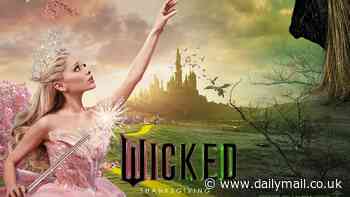 Wicked first poster: Ariana Grande is seen as Glinda and Cynthia Erivo as Elphaba as they mimic Michelangelo's Creation Of Adam