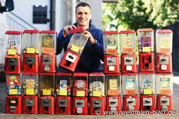 Pascal Kruse rettet 180 Kaugummiautomaten und betreibt sie