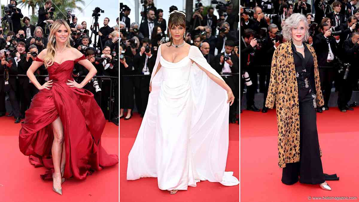 Helena Christensen and Heidi Klum lead the way on Cannes red carpet – all the photos