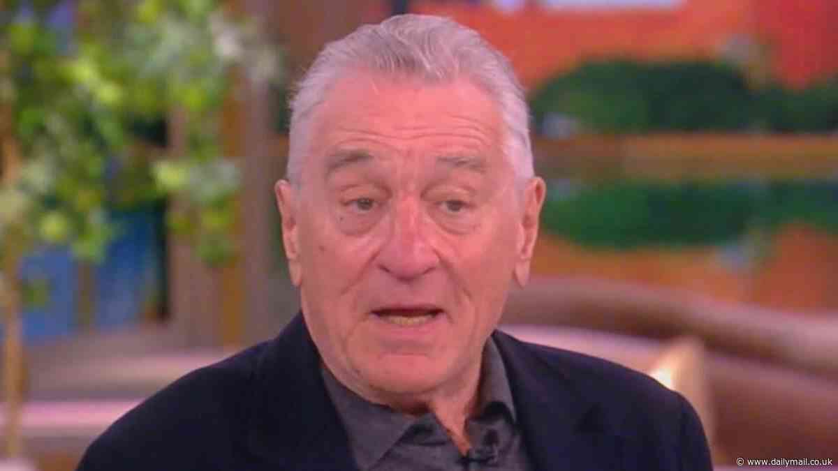 Ranting Robert De Niro swears as he slams Trump on The View and agrees with Whoopi Goldberg that ex-president will never leave office if he wins in November