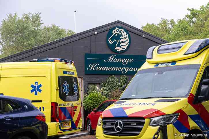 Meisje gewond na val van paard in Santpoort-Noord