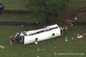 Florida bus crash: Eight dead and dozens injured after vehicle carrying farm workers overturns