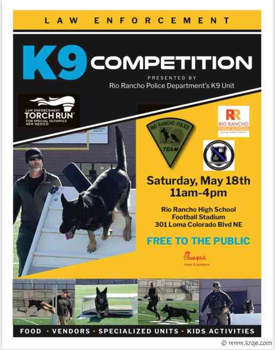 Rio Rancho Police Department holding K9 competition on Saturday