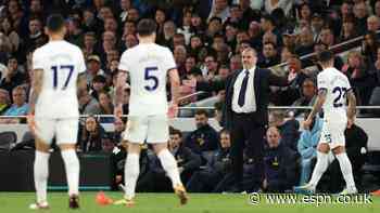 Postecoglou miffed by Spurs' 'fragile' mentality
